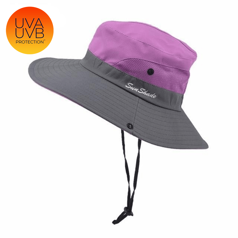 UV Sun Shade Bucket Hat, UPF50 Sun Shade Adjustable Hat