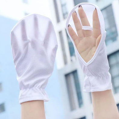 Ice-Silk™ Sun Mitts | Finger-Free Sun Gloves