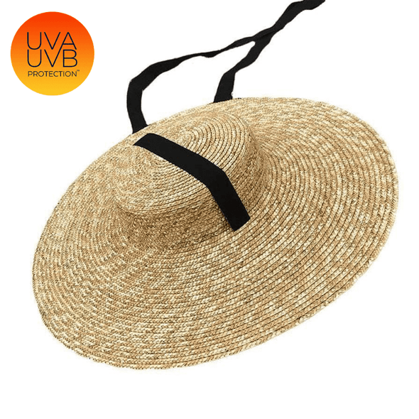 Capri Raffia Boater Hat