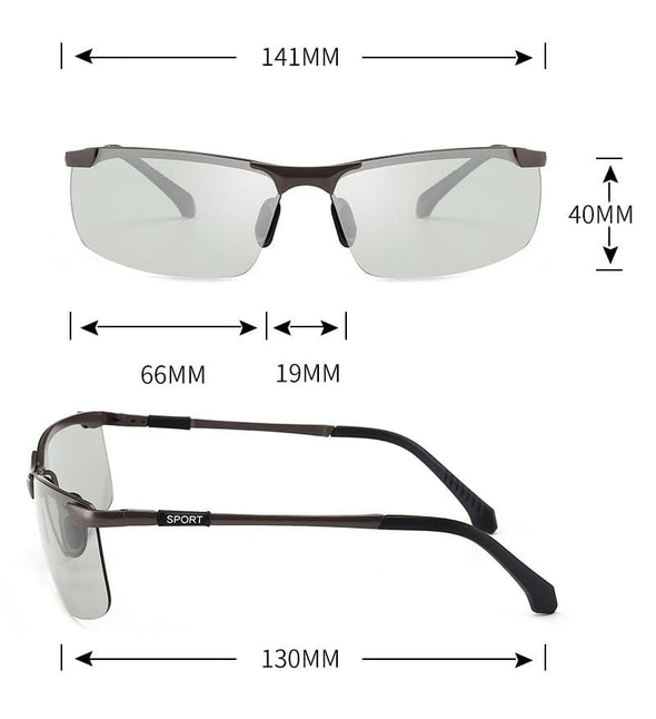 Photo-Chromic Polarized Sunglasses